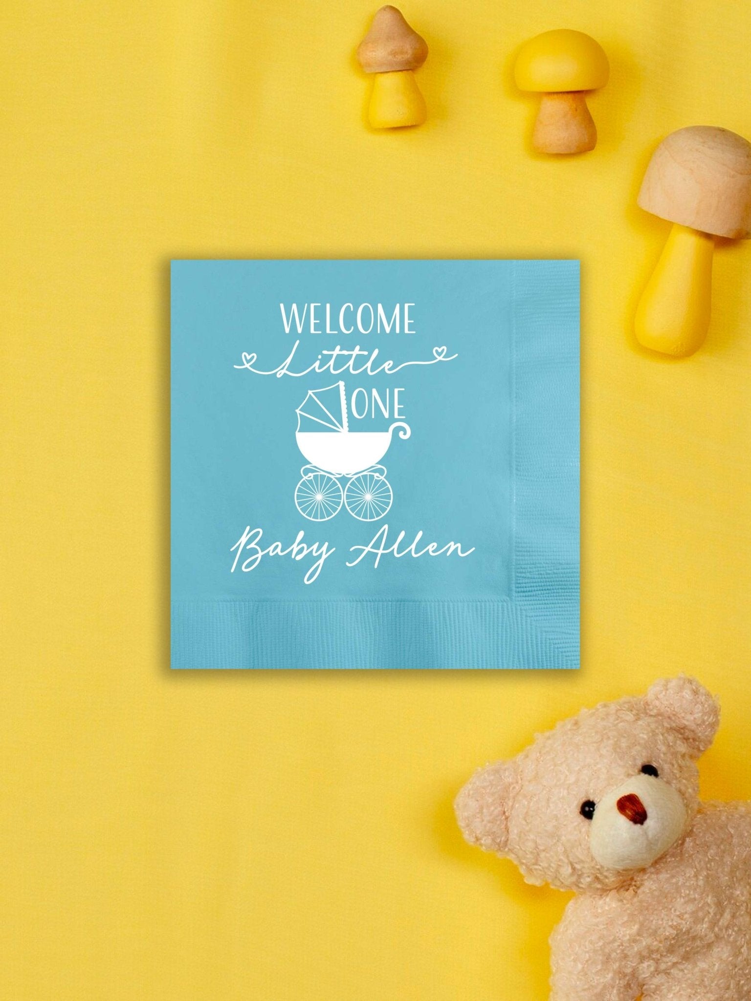 Custom Baby Shower Napkins - JJ's Party House