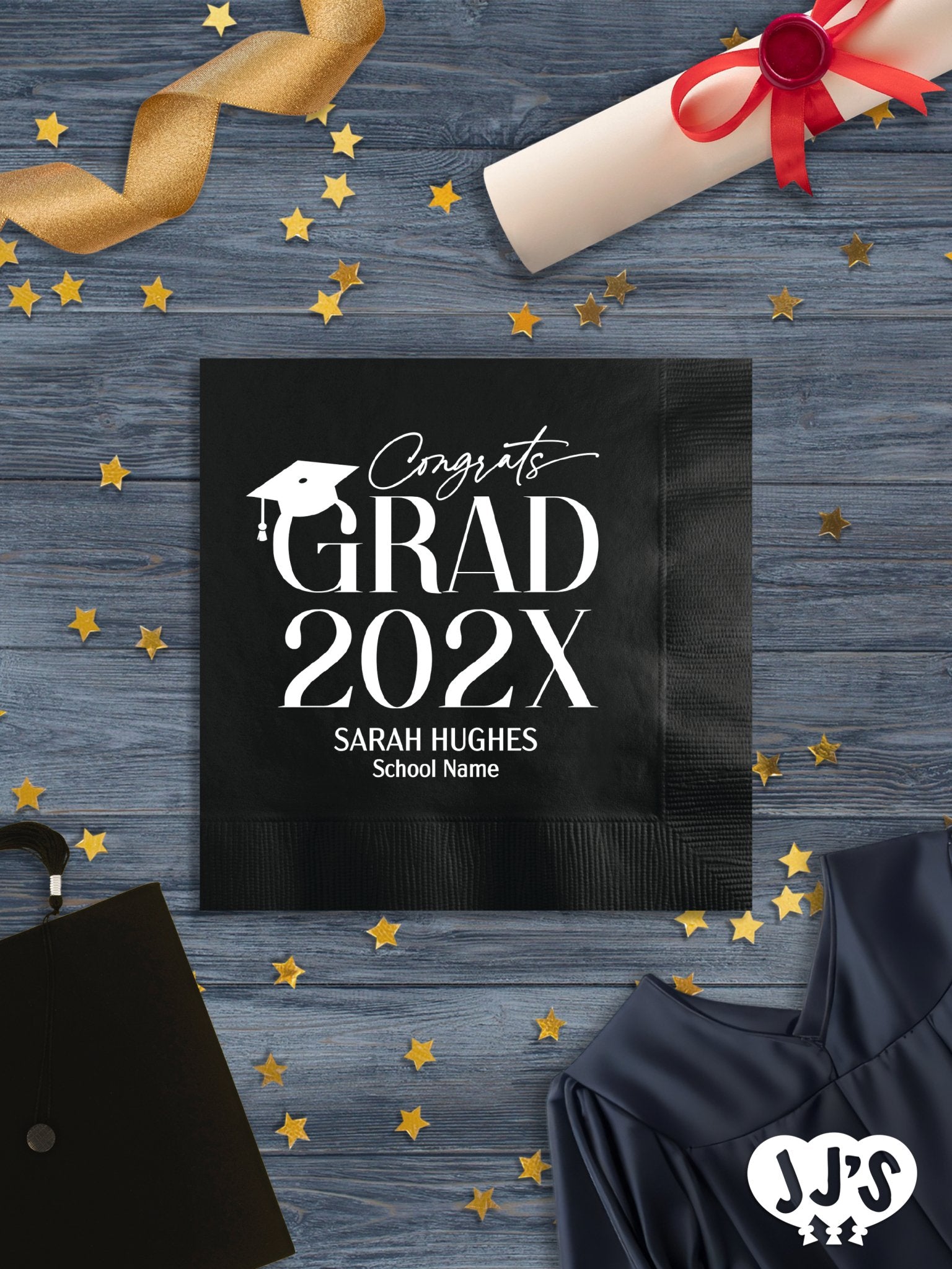 Custom Graduation Napkins Near Me - JJ's Party House | McAllen