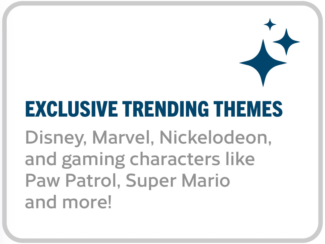 Trending birthday themes: Disney, Marvel, Nickelodeon, Pokemon, Sonic, and Bluey - JJs Party House McAllen