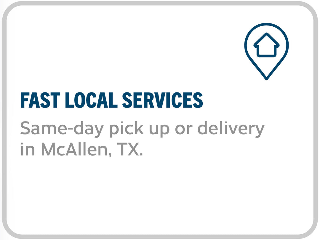 Fast local service - same day service JJs Party House McAllen