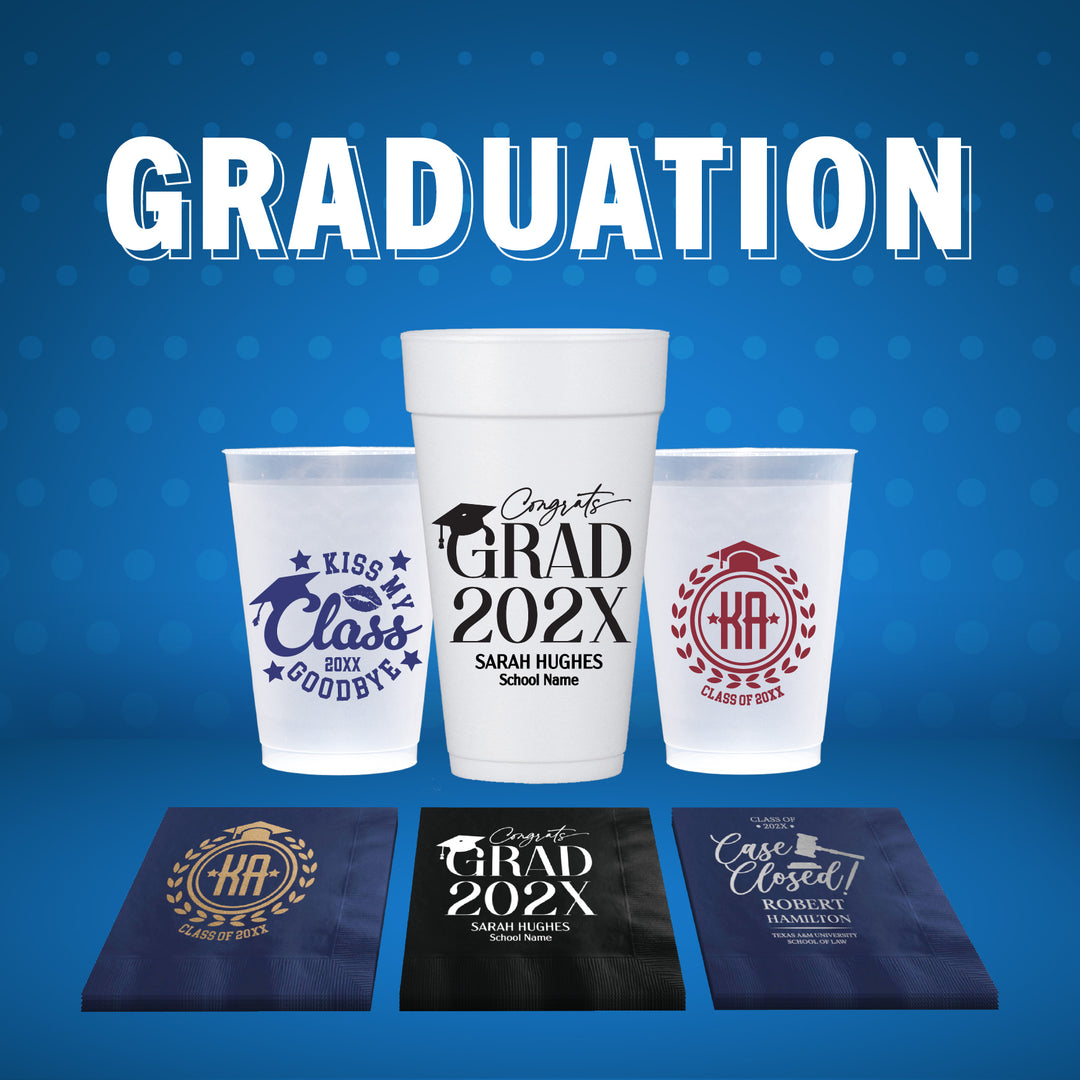 Graduation party favors near me at JJs Party House in McAllen