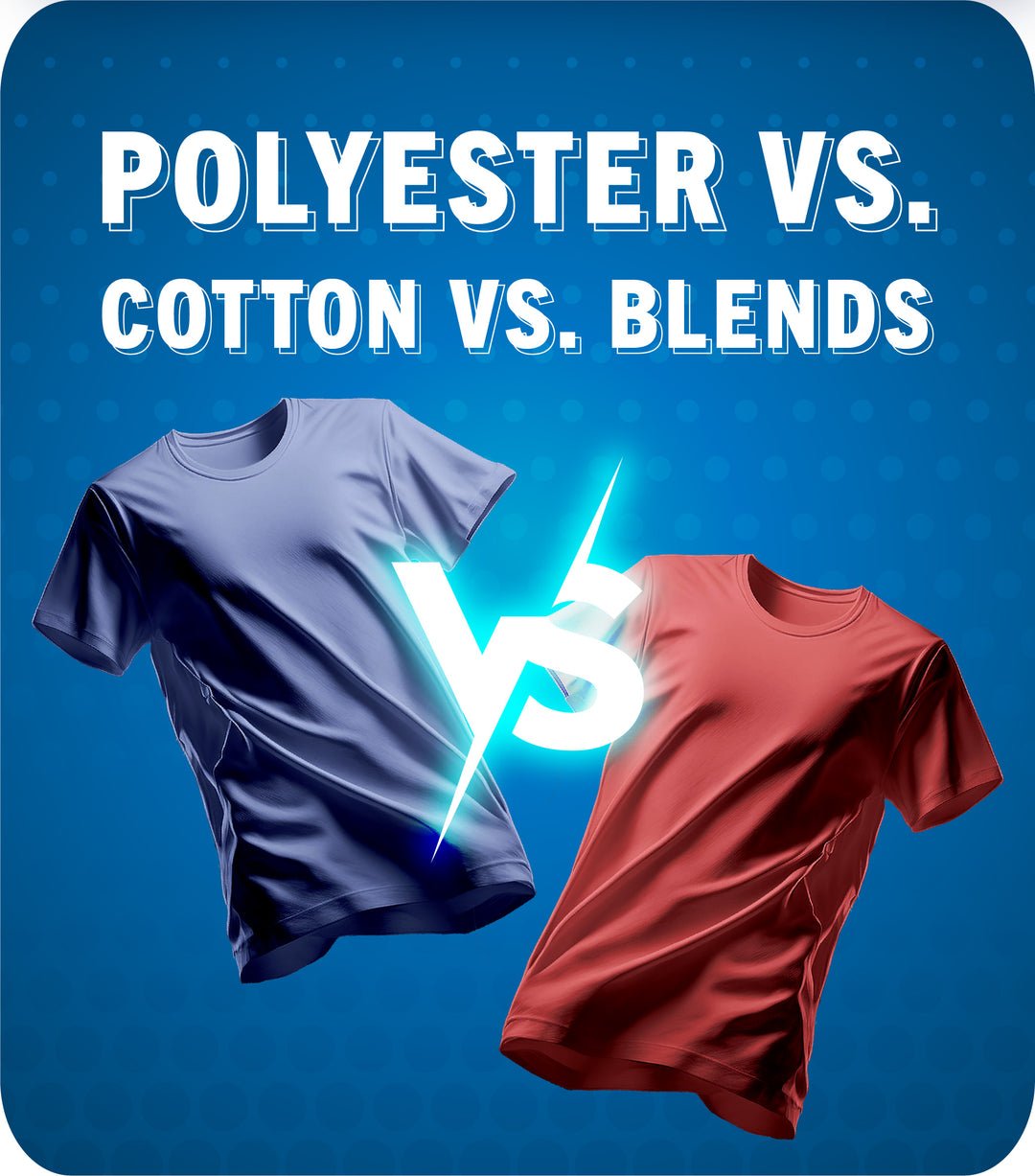 Custom TShirt Near Me: Polyester vs Cottn vs Blends