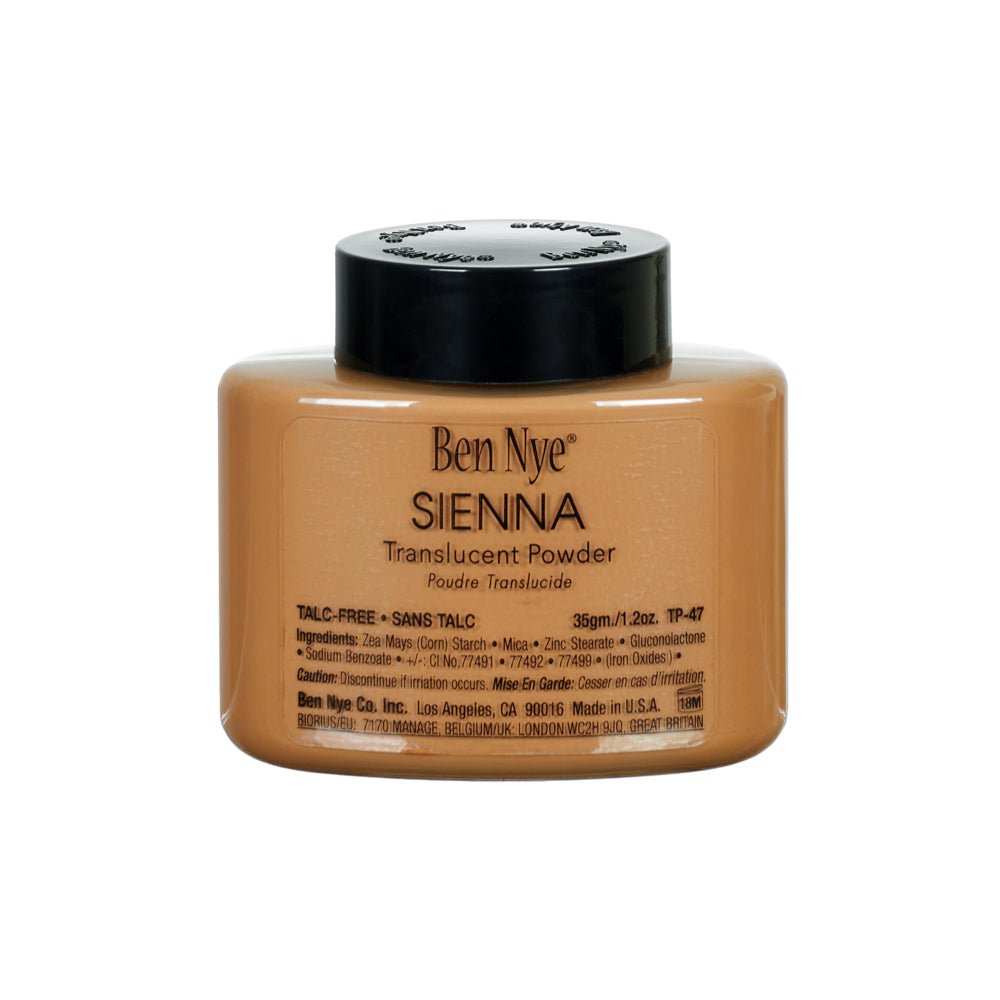 Ben Nye Sienna Translucent Face Setting Powder 1.2oz - JJ's Party House McAllen, TX