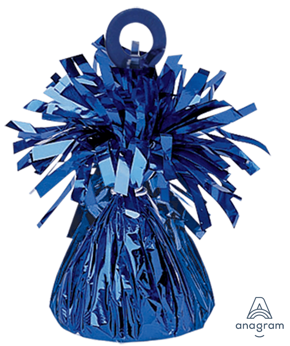 Blue Foil Balloon Weight - JJ's Party House McAllen, TX
