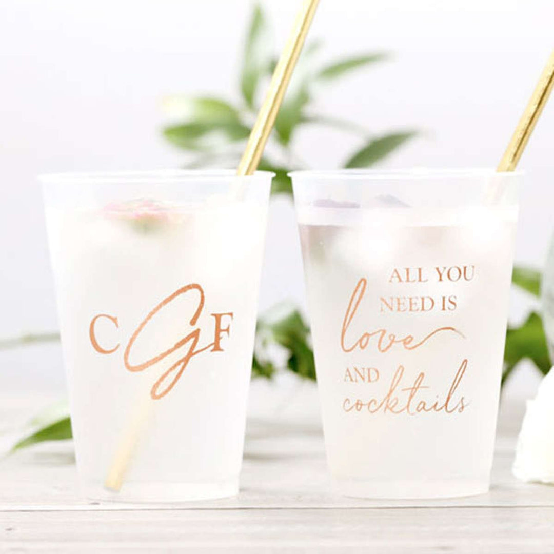 Custom Printed Frost Flex 16 oz. Cups - JJ's Party House: Custom Party Favors, Napkins & Cups