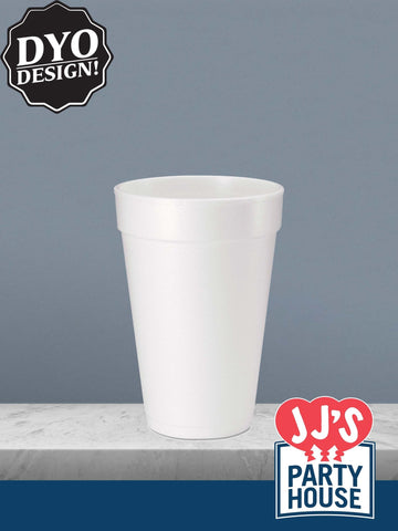 Design Your Own Custom Printed Foam Cups - JJ's Party House: Custom Party Favors, Napkins & Cups