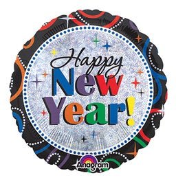 HNY Cheers to New Year Balloon - JJ's Party House: Birthday, Balloons & Custom Party Favors