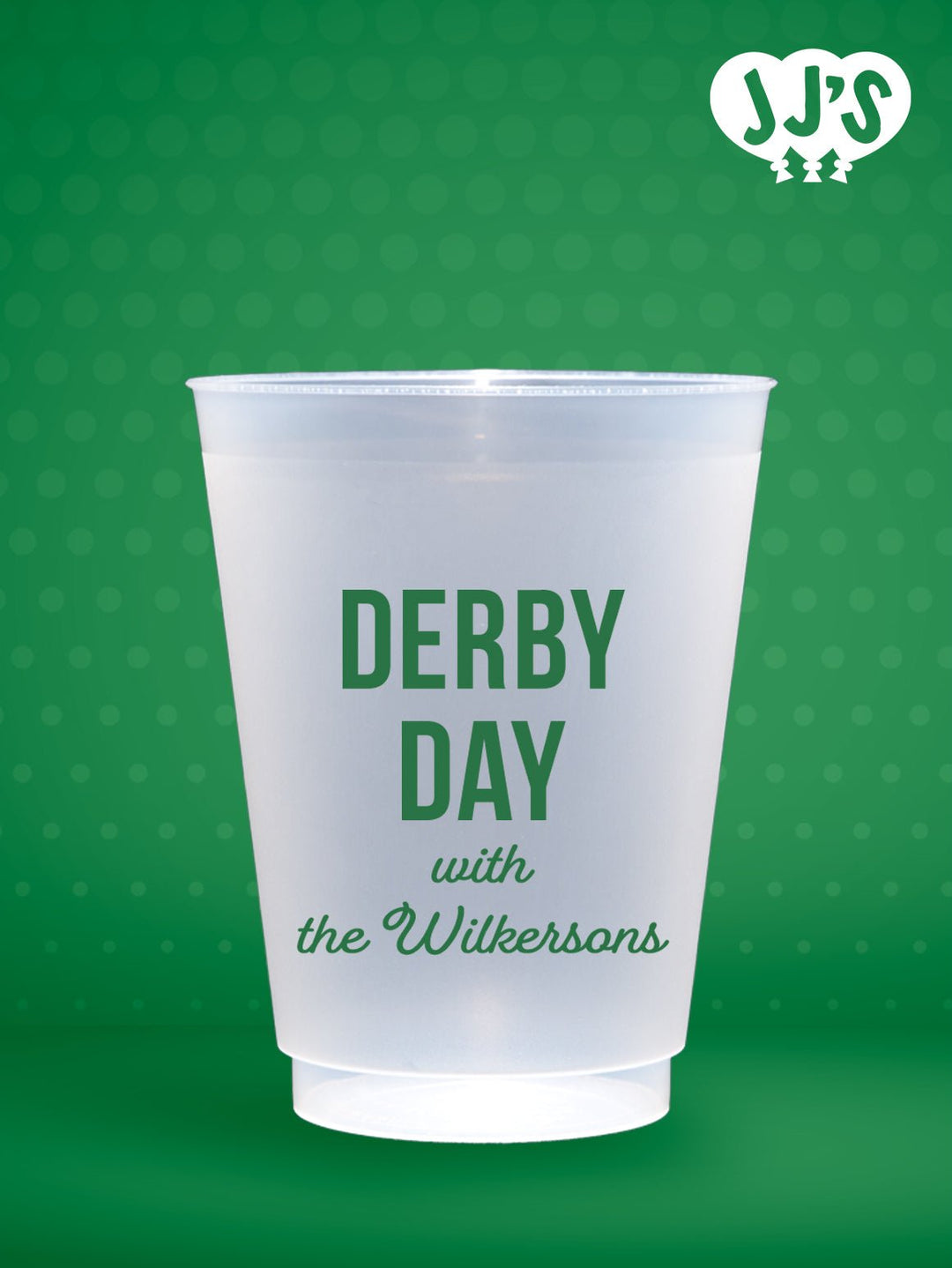 Kentucky Derby Party Cups: Derby Day Custom Frosted Cups - JJ's Party House: Birthday,Balloons,Favors,Gifts