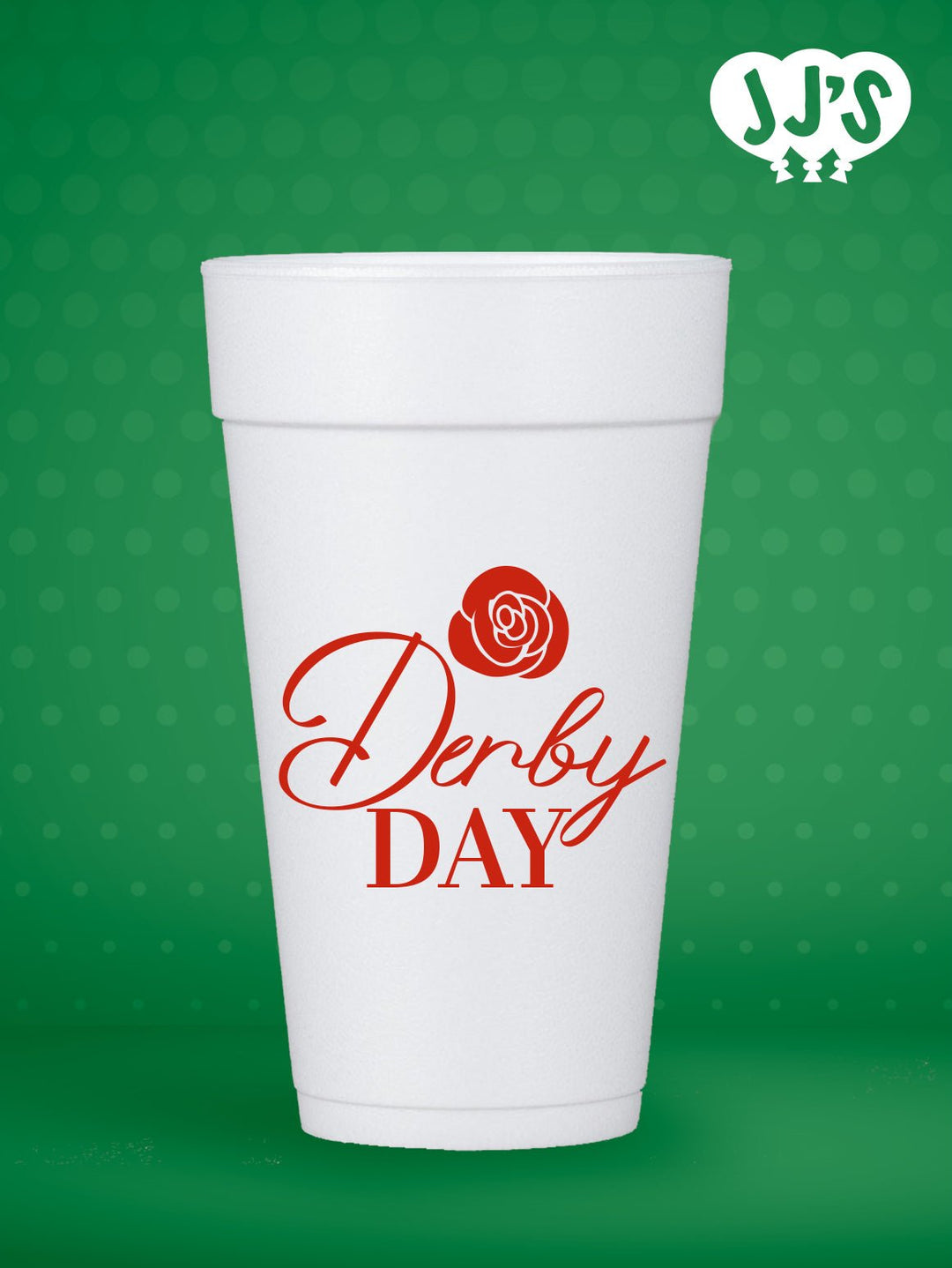 Kentucky Derby Party Cups: Derby Day Rose Custom Styrofoam Cups - JJ's Party House: Birthday,Balloons,Favors,Gifts