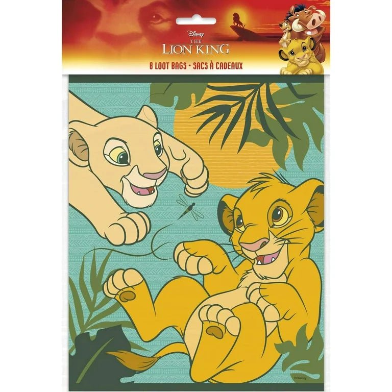 Lion King Party Favor Bags 8ct - JJ's Party House McAllen, TX