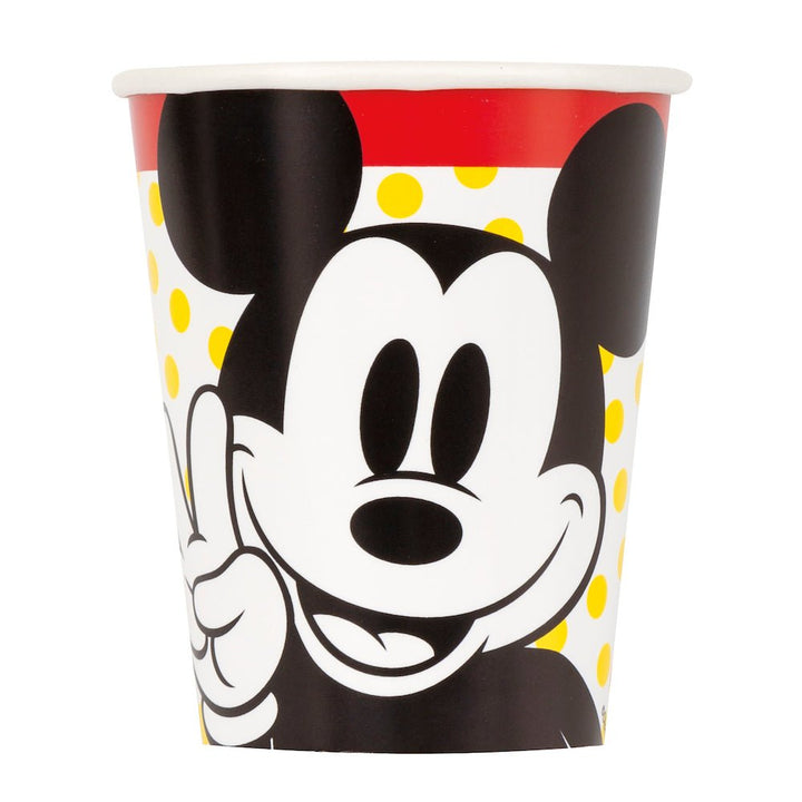 Mickey Birthday 9oz Paper Cups, 8ct - JJ's Party House: Birthday, Balloons & Custom Party Favors