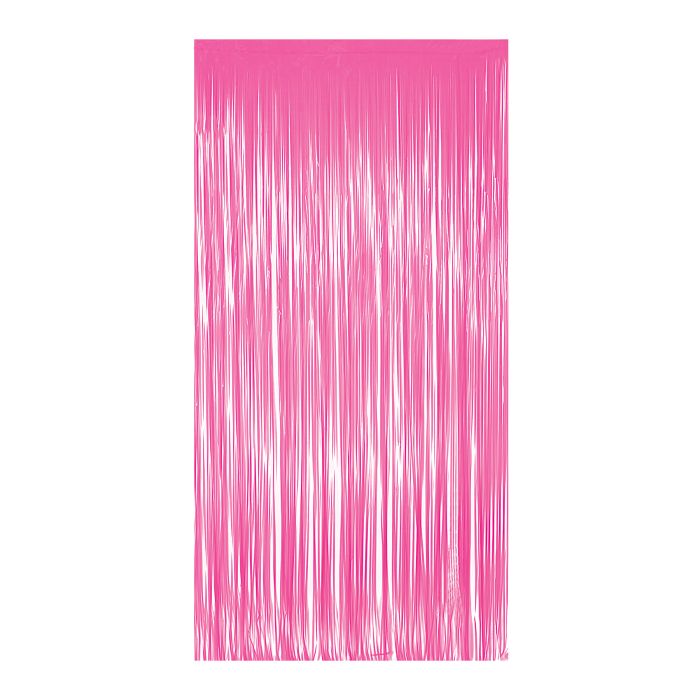 Neon Pink Fringe Curtain 36" x 6.5' - JJ's Party House: Birthday,Balloons,Favors,Gifts