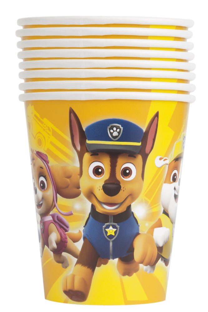 Paw Patrol 9oz Paper Cups, 8ct - JJ's Party House: Birthday, Balloons & Custom Party Favors