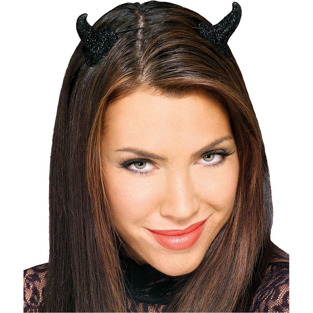 Black Glitter Devil Horns – JJ's Party ...