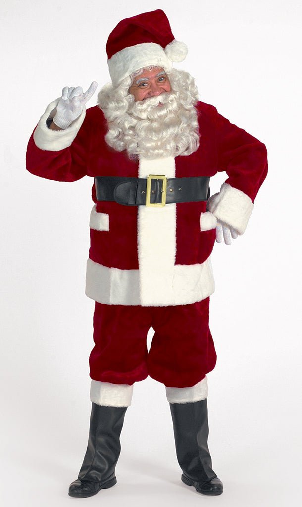 Burgundy Deluxe Santa Suit - JJ's Party House: Birthday, Balloons & Custom Party Favors