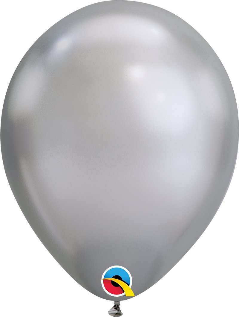 Chrome Silver Balloons 100ct - JJ's Party House