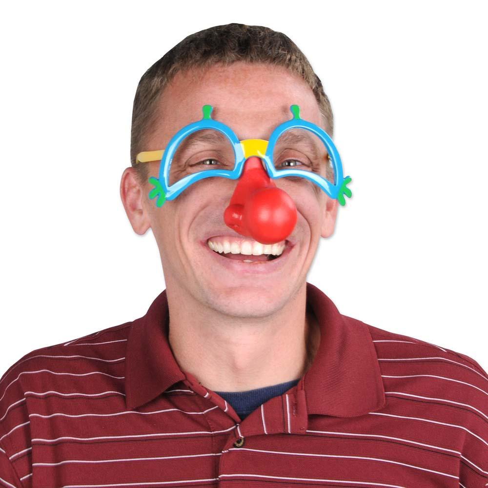Clown Glasses w/Nose - JJ's Party House