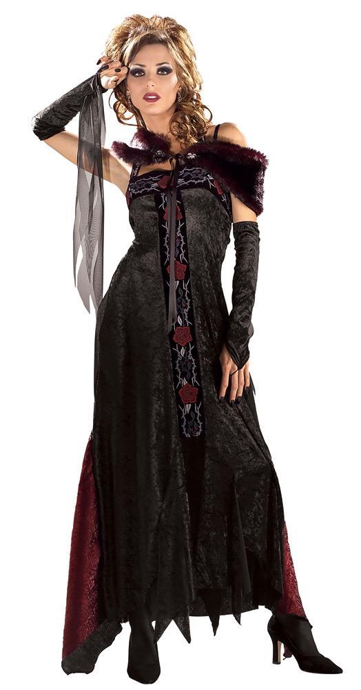 Covent Gothic Rose Vampire Costume – JJ's Party House Covent Gothic Rose Vampire Costume – JJ's Party House