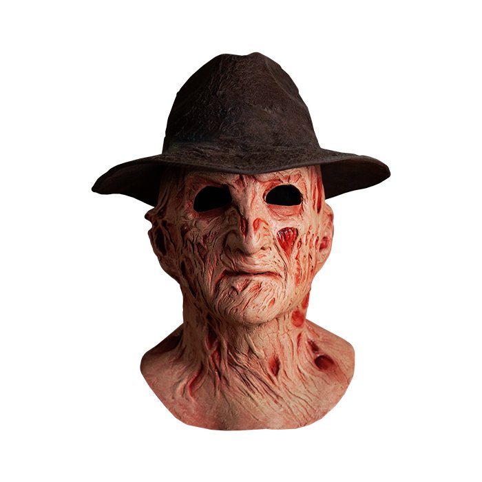Deluxe Freddy Krueger Mask w/ Hat - A Nightmare on Elmstreet 4 - JJ's Party House