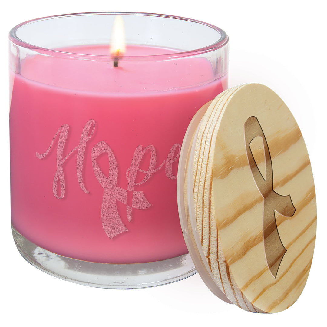 Engraved Peony Rose Candle 14oz - JJ's Party House