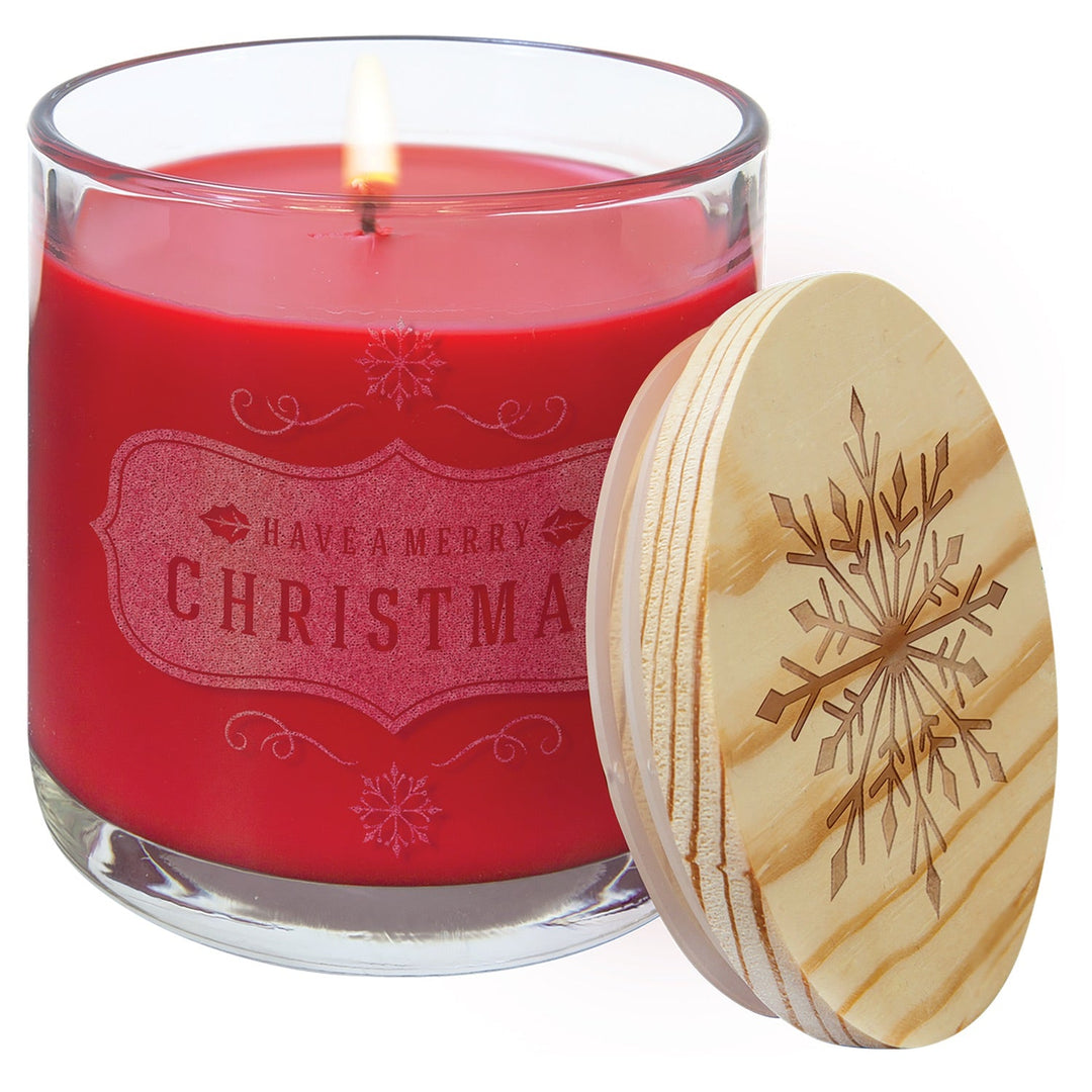 Engraved Peppermint Twist Candle 14oz - JJ's Party House