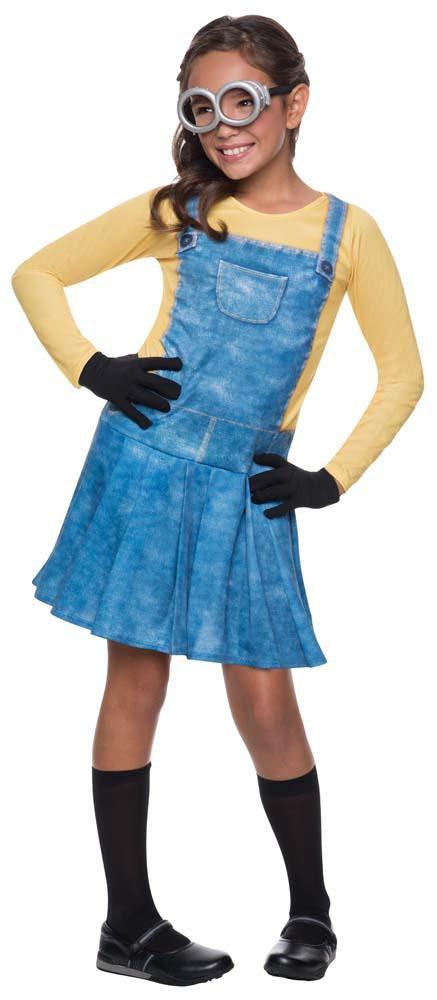 Girls Female Minion Costume - Despicable Me JJ's Party House Girls Female Minion Costume - Despicable Me JJ's Party House