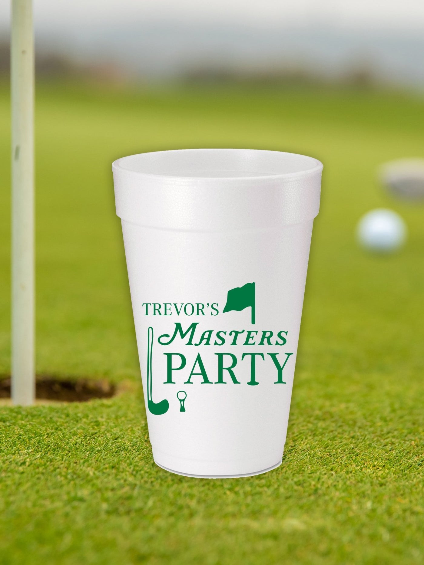 Golf Master Custom Foam Cups - JJ's Party House - Custom Frosted Cups and Napkins