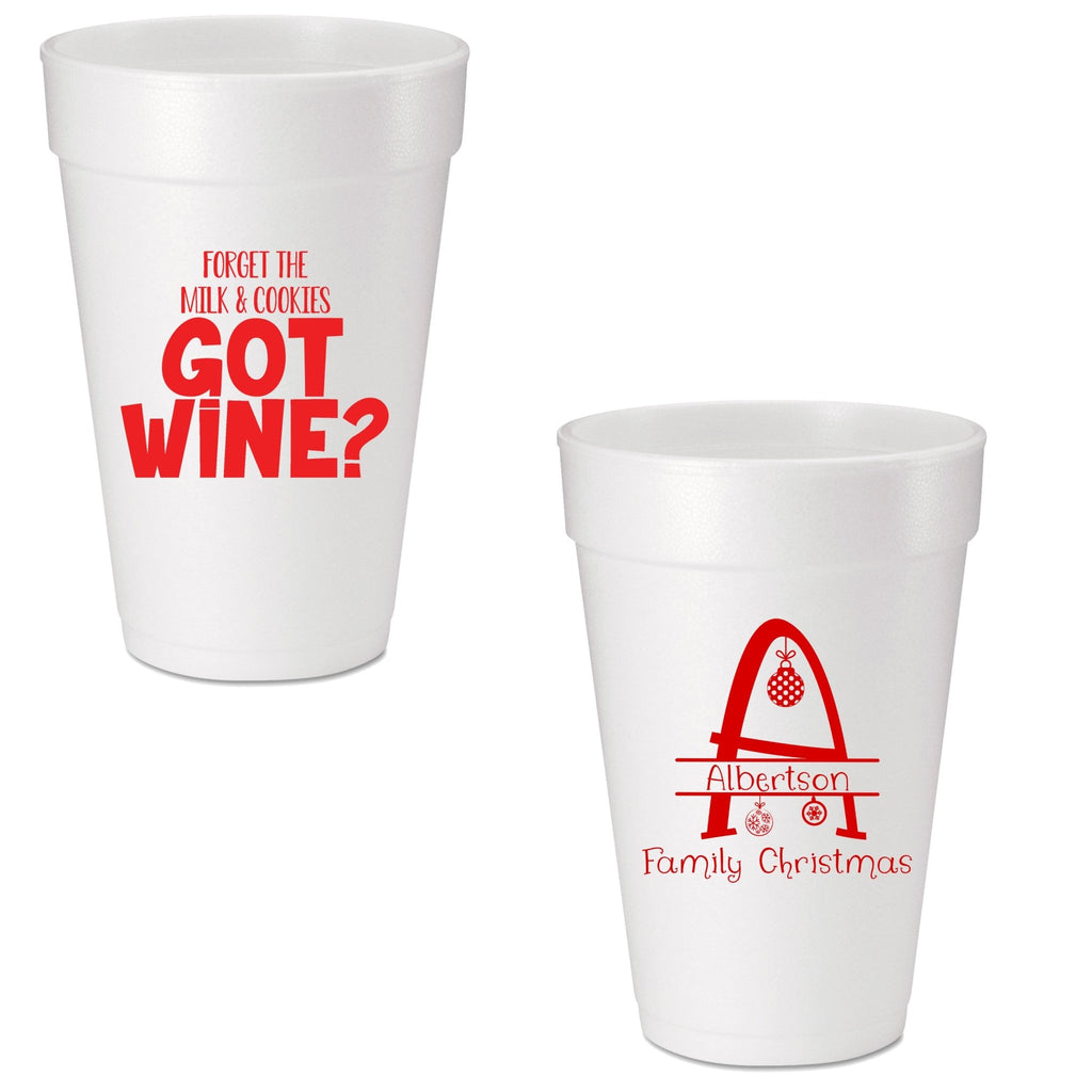 Got Wine? Custom Printed Foam Cups - JJ's Party House