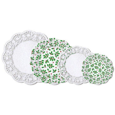 Holly Multipack Doilies - JJ's Party House