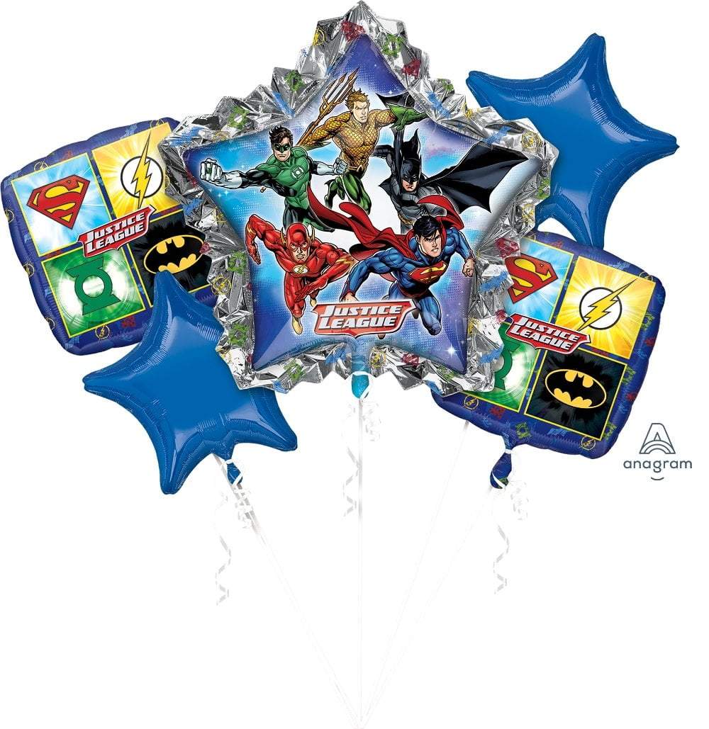 Justice League Balloon Bouquet - Superheroes - JJ's Party House