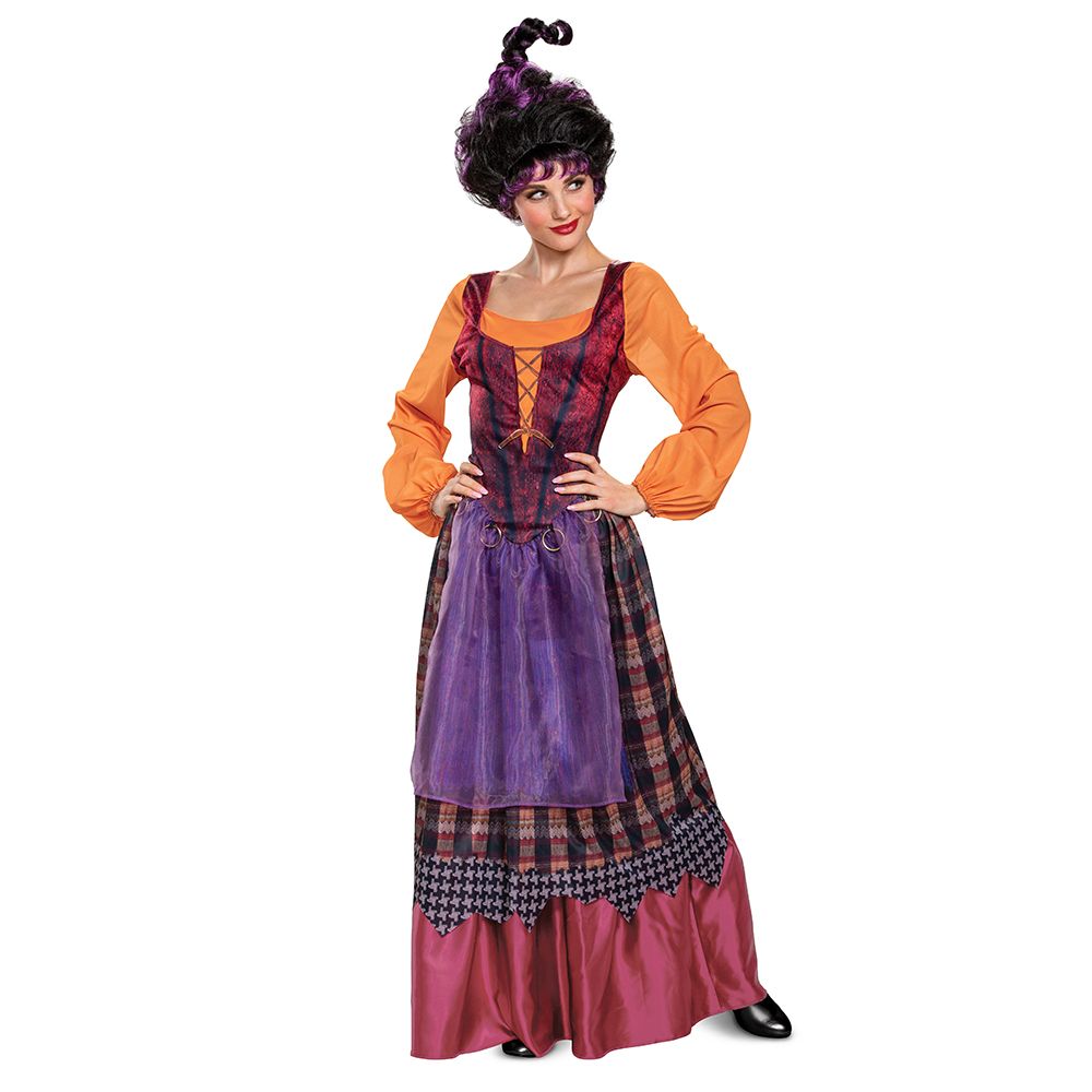 Mary Deluxe Adult Costume - Hocus Pocus - JJ's Party House