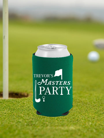 Master of Golf Personalized Koozie Can Coolers - JJ's Party House