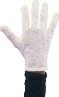 Men's White Cotton Glove - JJ's Party House