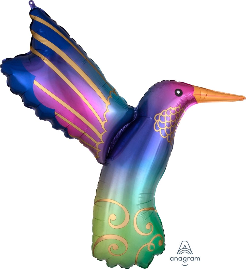 Ombre Hummingbird Jumbo Balloon - JJ's Party House