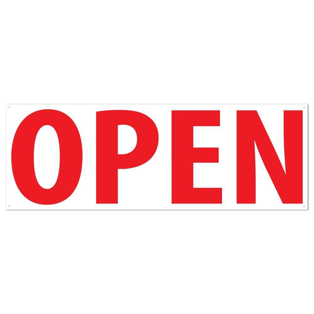 Open Sign Banner - JJ's Party House