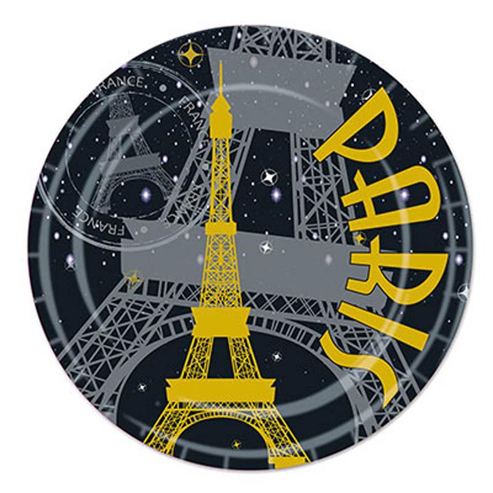 Paris Lunch Plates 8ct - JJ's Party House