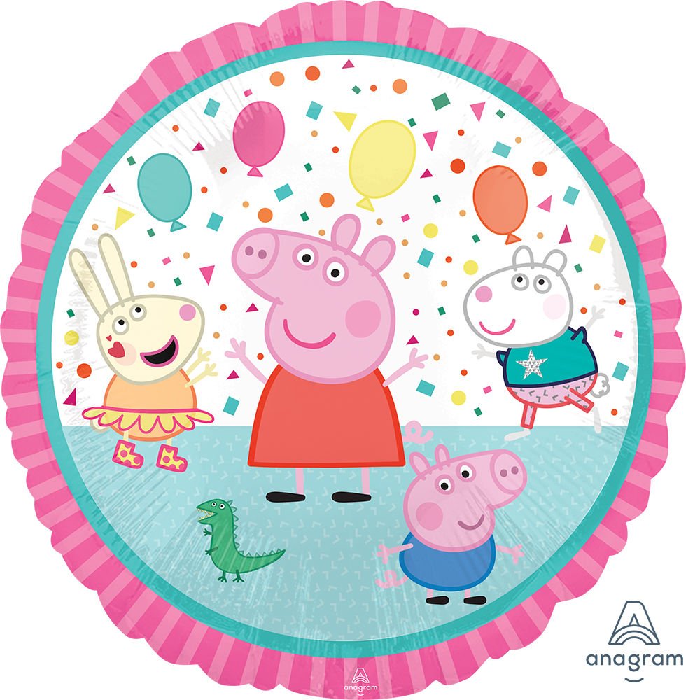 Peppa Pig Mylar Balloon 18" - JJ's Party House