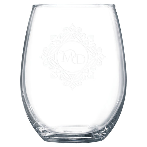 Personalized Engraved 15 oz. Stemless Wine Glasses - JJ's Party House