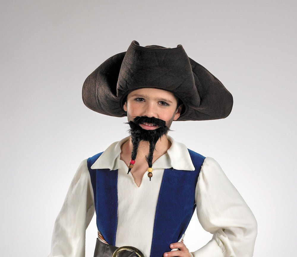 Pirate Hat With Moustache - JJ's Party House