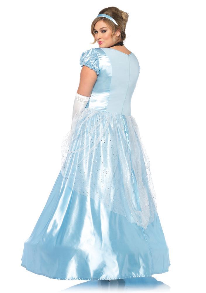 Plus Size Classic Cinderella Costume Gown - JJ's Party House