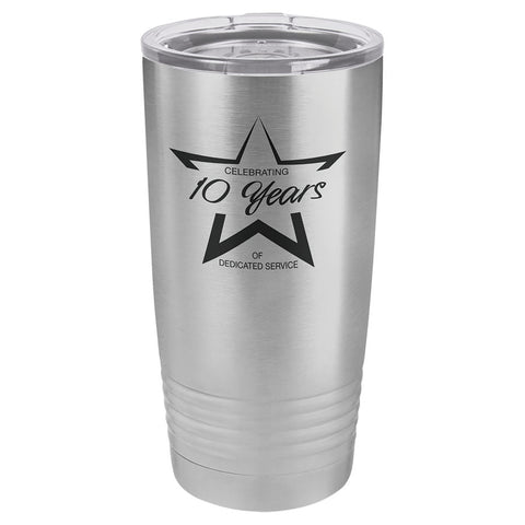 Polar Camel 20 oz. Stainless Steel Ringneck Vacuum Insulated Tumbler - JJ's Party House