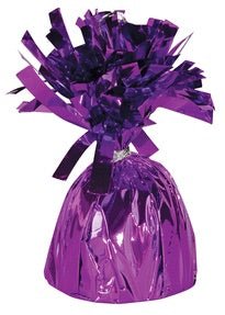 Purple Foil Balloon Weight - JJ's Party House