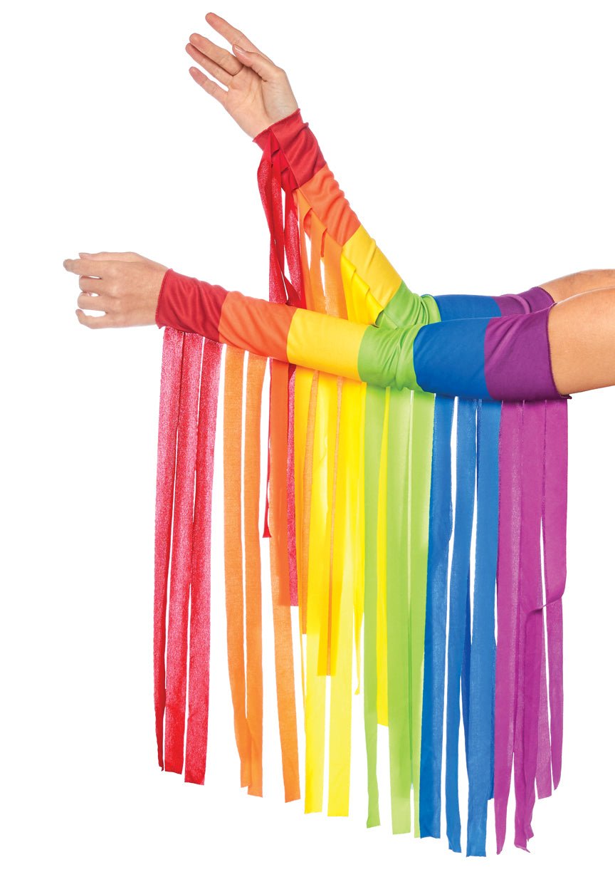 Rainbow Fringe Arm Bands - JJ's Party House