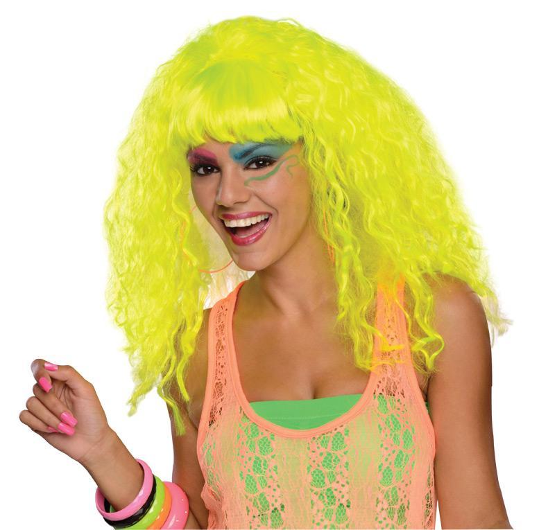 Rock N Rave Yellow Wig - JJ's Party House