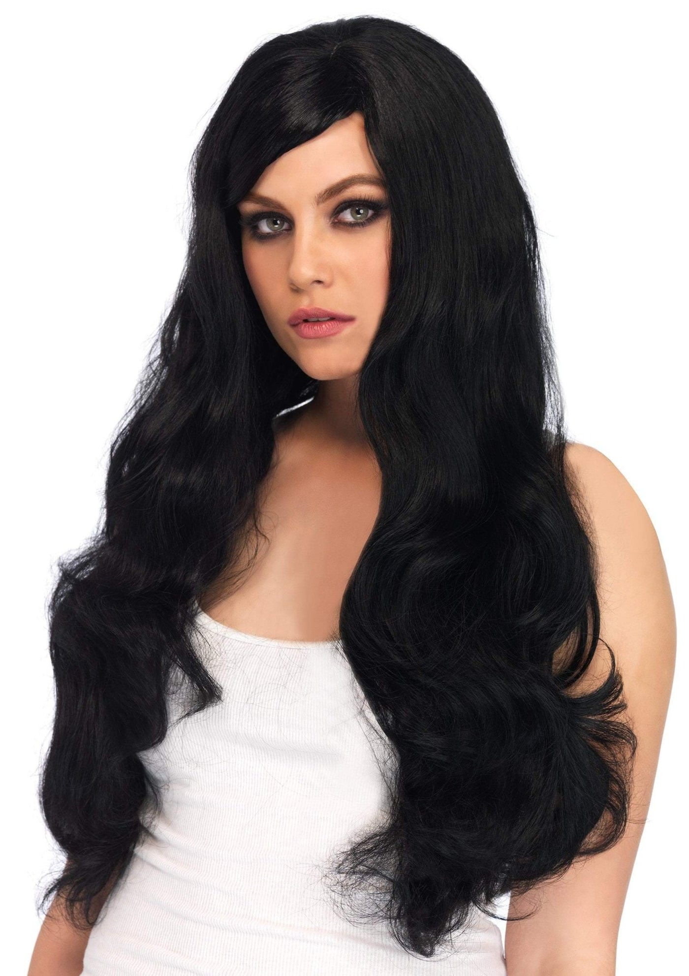 Sexy Long Wavy Wig LEG-A2722 RED - JJ's Party House