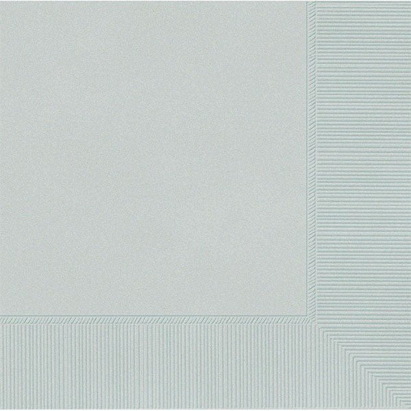 Silver Beverage Napkins 3Ply - JJ's Party House