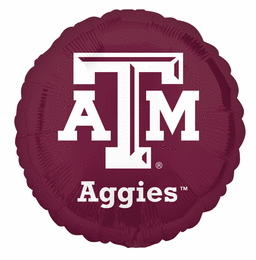 Texas A&M Mylar Balloon 18'' - JJ's Party House