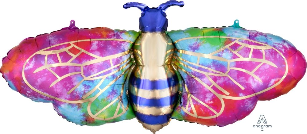 Tie Dye Bee Jumbo Balloon - JJ's Party House