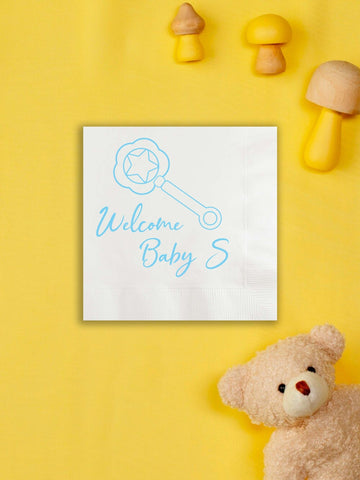 Welcome Baby Shower Napkins - JJ's Party House