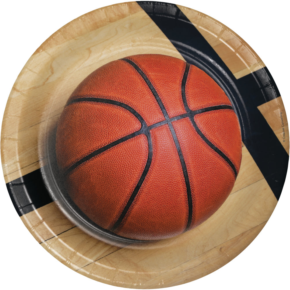 Basketball Party Supplies | Plates, cups, napkins, table covers | JJs Party House Near Me in McAllen